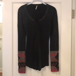 Free People Long Sleeve Top